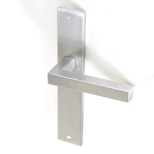 2 door handles set plate 245mmx45 mm stainless steel ma 2014p